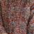 Maroon printed pure cotton kurta trouser dupatta set