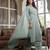 Green printed pure cotton kurta trouser dupatta set