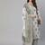 Grey printed pure cotton kurta trouser dupatta set