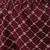 Burgundy printed pure cotton kurta trouser dupatta set
