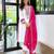 White pure chinon mirror work top pant suit