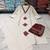 Off-white cotton printed patch work ethnic kurta set with dupatta