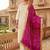 White cotton plain chikankari ethnic kurta set with dupatta