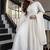 White cotton plain chikankari long kurta with dupatta
