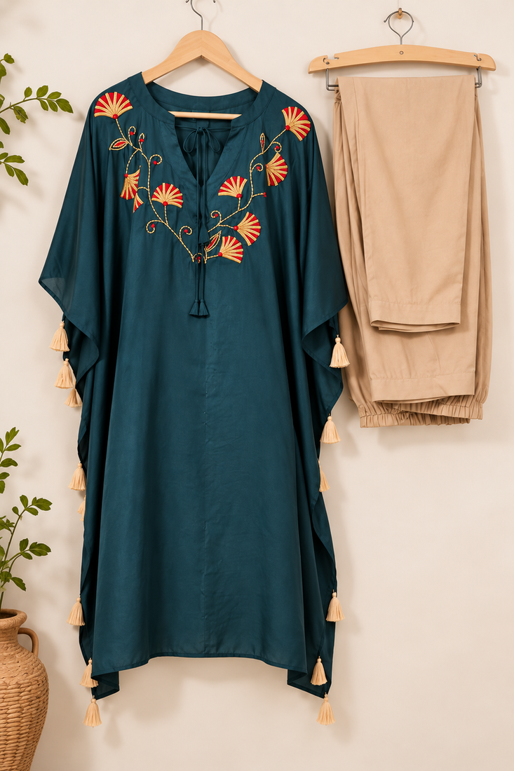Gotta work kaftan set