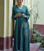 Applique maxi dress