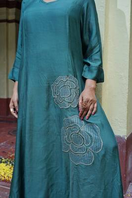 Applique maxi dress 4