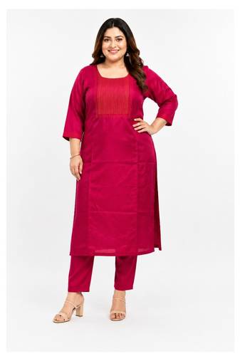 Rani gajji silk kurti set