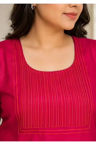 Rani gajji silk kurti set