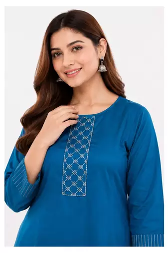 Asytrimac cotton satin set
