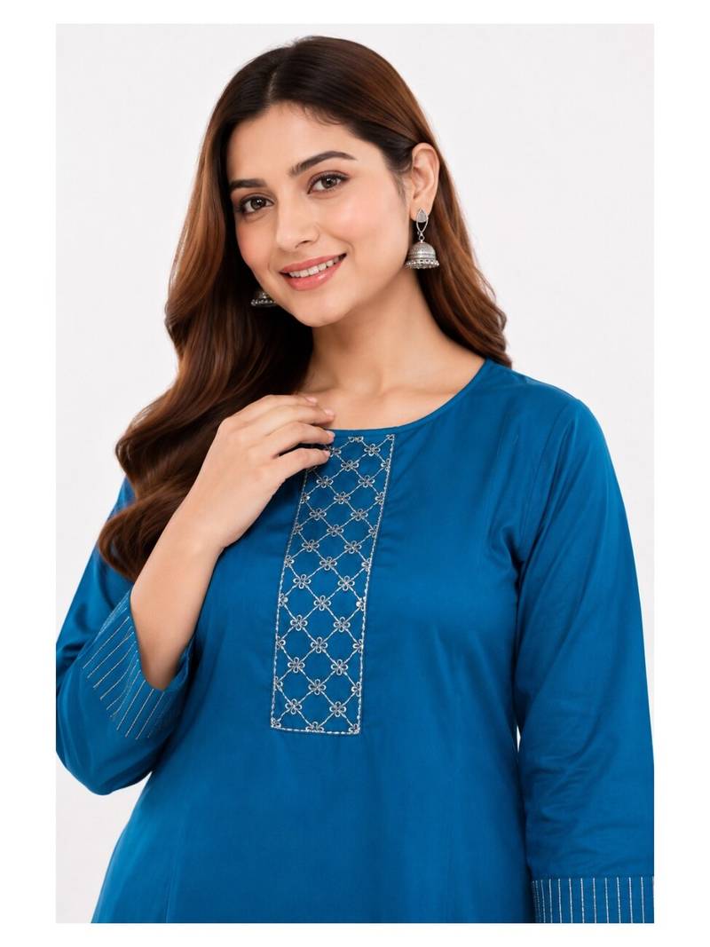 Asytrimac cotton satin set
