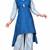 Teal blue kurtie plazo set