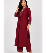 Meroon kurti set
