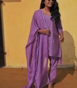 Lavender duptta set