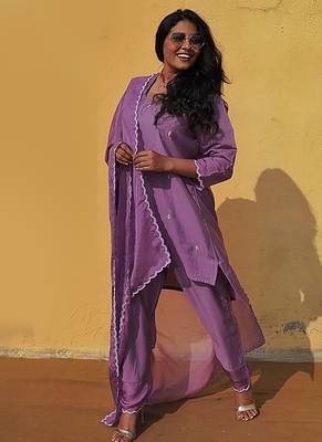 Lavender duptta set 2