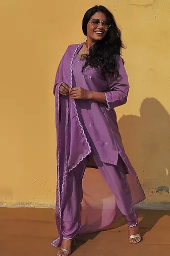 Lavender duptta set