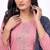 Pink blue duppta set