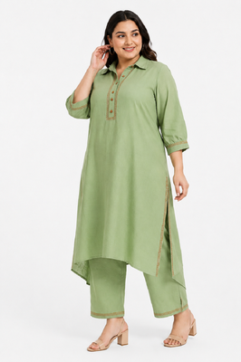 Katha work kurti set 2