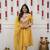  Chanderi Embroidery Work Flared Kurta Pant and Dupatta Set
