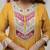 Chanderi Embroidery Work Flared Kurta Pant and Dupatta Set