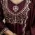  Vichitra Silk Embroidery Work Flared Shape Anarkali Pant and Dupatta Set