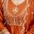  Vichitra Silk Embroidery Work Flared Shape Anarkali Pant and Dupatta Set