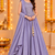 Lavender Embroidered Art Silk Lehenga Choli with Dupatta