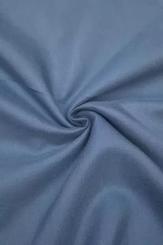 blue color shimmer cotton linen fabric designer ethnic ceremonial suit for ethnic looks