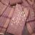 pink color shimmer cotton linen fabric designer ethnic ceremonial suit for ethnic looks