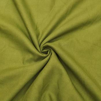 green color shimmer cotton linen fabric designer ethnic ceremonial suit for ethnic looks 4