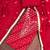 red color smart and ethnic jam cotton fabric beautiful ceremonial suit for girls