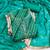 firozi color smart and ethnic jam cotton fabric beautiful ceremonial suit for girls