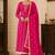 pink color smart and ethnic jam cotton fabric beautiful ceremonial suit for girls