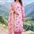 pink color smart and ethnic jam cotton fabric beautiful ceremonial suit for girls