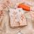 orange color smart and ethnic jam cotton fabric beautiful ceremonial suit for girls