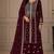 Maroon color georgette fabric beautiful ceremonial palazzo suit for girls