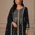 Black color georgette fabric beautiful ceremonial palazzo suit for girls