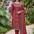 maroon color smart and ethnic cotton  fabric elegant salwar kameez for girls