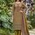 mehendi color smart and ethnic cotton  fabric elegant salwar kameez for girls