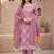purple color smart and ethnic cotton  fabric elegant salwar kameez for girls