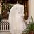 White color viscose silk fabric embroidered work kurta set