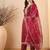 Maroon color smart and fancy silk blend embroidered readymade salwar kameez