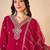 Pink color smart and fancy silk blend embroidered readymade salwar kameez
