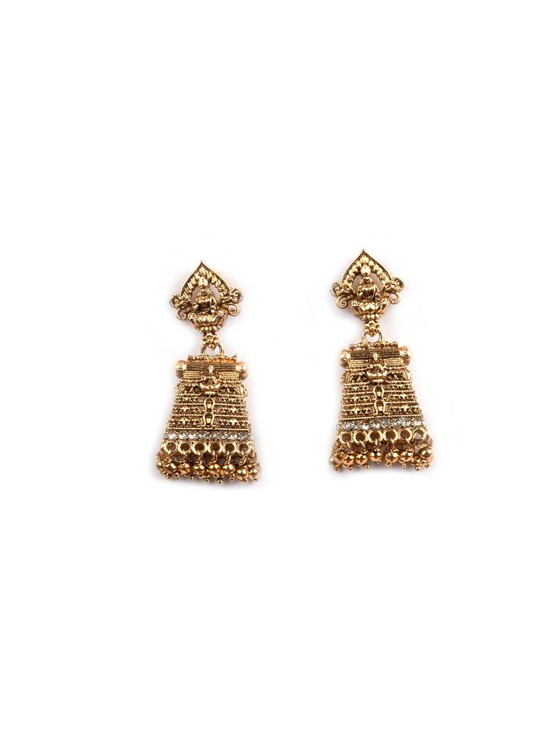 South indian temple earrings for women wedding & festive wear