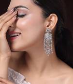 American diamond ad earrings for women | party wear jewellery