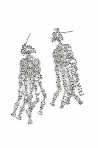 American diamond ad earrings for women | party wear jewellery