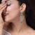 American diamond mint ad earrings for women | party wear jewellery