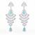 American diamond mint ad earrings for women | party wear jewellery