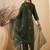 Green color smart and fancy silk blend embroidered readymade salwar kameez