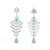 American diamond mint ad earrings for women | party wear jewellery